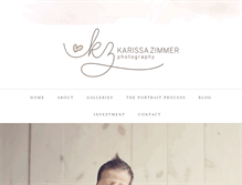 Tablet Screenshot of karissazimmer.com